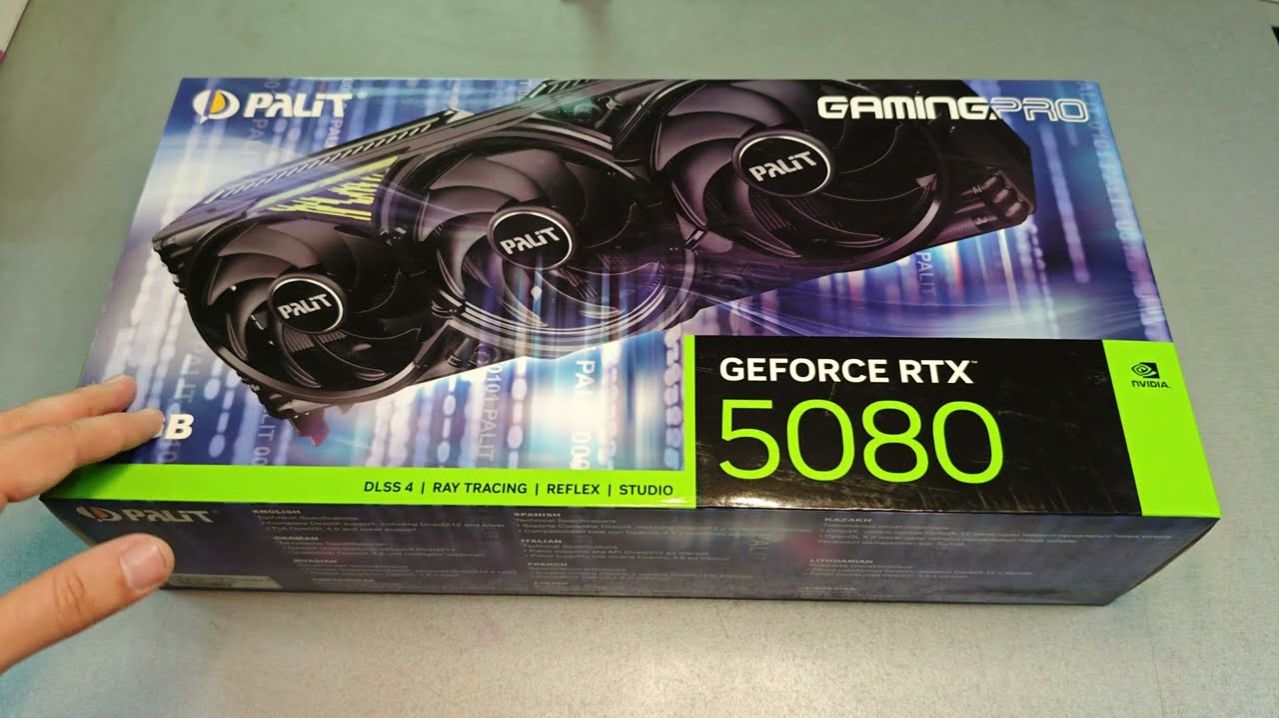 Palit RTX 5080 Gaming Pro обзор и андервольт смотреть онлайн