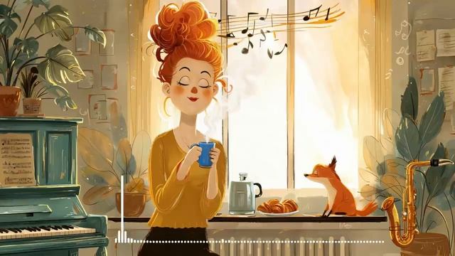 Мягкий свинг-джаз ☕ Расслабляющая музыка в стиле «домашнее кафе» — для учебы, работы и кофе-паузы