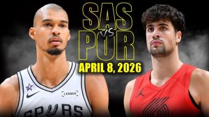 09.04.2026 | ОБЗОР МАТЧА | Сан-Антонио Спёрс - Портленд Трэйл Блэйзерс | Highlights