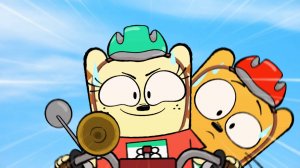 Олли и Мун,  38 серия. Невероятная французская гонка