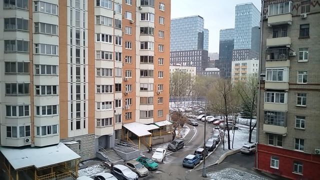 Снег в Москве 10.04.26г.