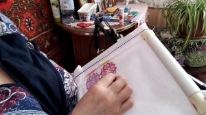 Как я вышиваю на ку-снапах.