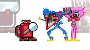 АМОГУС ПРОТИВ ЭМОДЗИ ПЕРСОНАЖЕЙ POPPY PLAYTIME ГЛАВА 5 И ДРУГИХ МЕМОВ Я В ШОКЕ | AMONG US