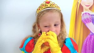 Настя и папа - серии про принцесс