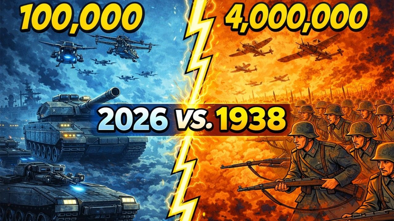 ЧТО ЕСЛИ СОВРЕМЕННАЯ АРМИЯ ПОЯВИЛАСЬ В 1938 ГОДУ ДО НАЧАЛА ВТОРОЙ МИРОВОЙ?