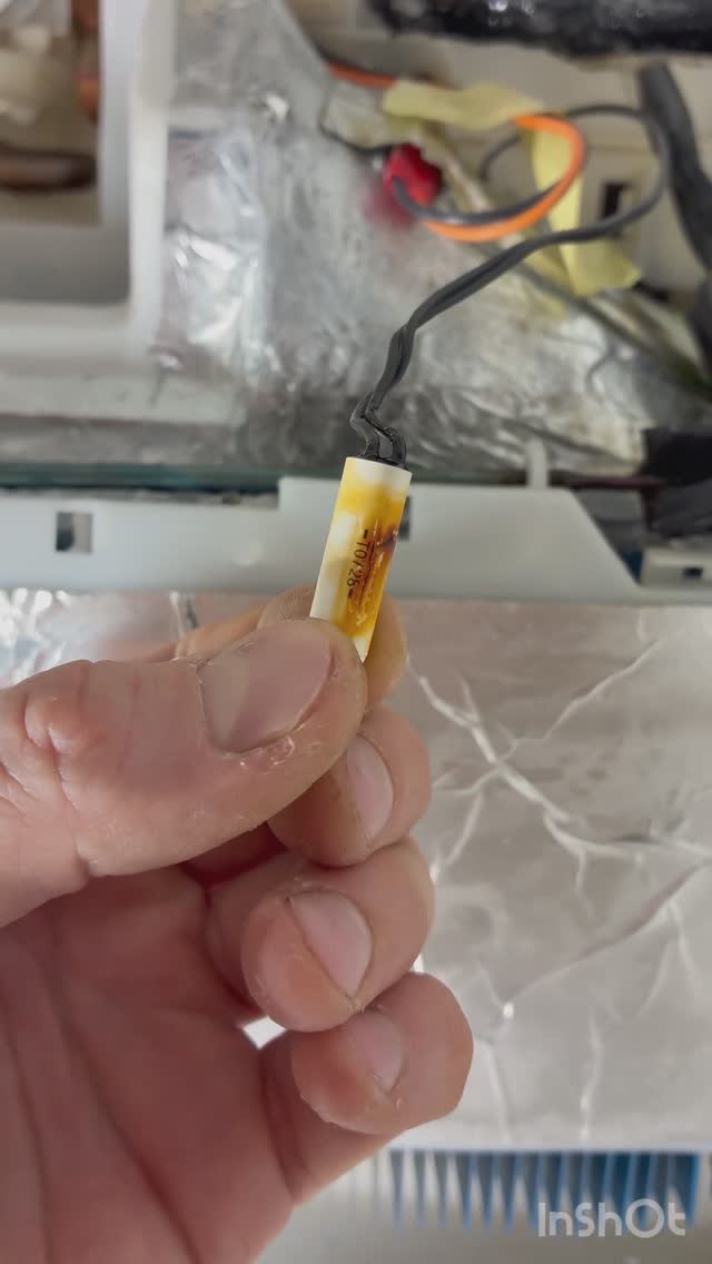 Больной зуб холодильника Toshiba