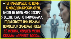 Родители ОТРЕКЛИСЬ от меня, а потом жених сестры назвал меня БОССОМ при всех... Они были в шоке