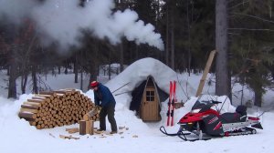 Охота и Рыбалка в Тайге 2026 Изба Ловля ХАРИУСА Ловля ТАЙМЕНЯ Снегоход Ski-Doo WT 900 ACE 2 апр