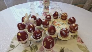 Покрасила яйца в луковой шелухе.А получилась ли творожная Пасха, посмотрим вместе? Обзор рассады.🌱