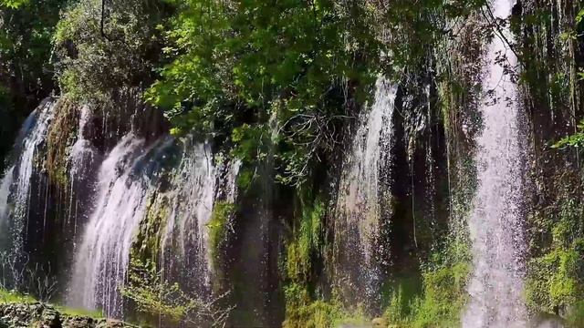 Успокаивающий шум водопада для сна и медитации. Релаксация под звуки водопада  Звуки природы
