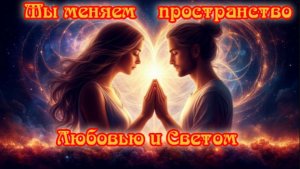Мы меняем  пространство Любовью и Светом!