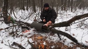Зимний поход в лес, советы по выживанию зимой, рассказ историй из жизни