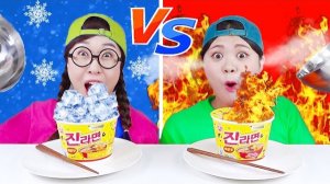 Горячая еда против холодной еды Вызов