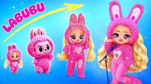 Лабубу Растёт! Идеи для кукол ЛОЛ