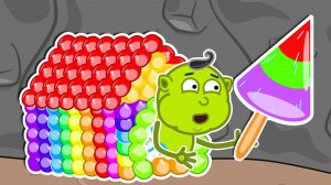 Маша и Леопольд. Домик из шариков - Мультик для детей