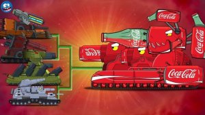 100 ЛИТРОВ КОКА-КОЛЫ VS ТАНКИ - Мультики про танки