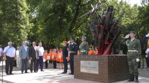 Открытие памятника “Эхо войны “ в военно патриотическом парке «Широкий»