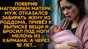 МУЖ БРОСИЛ ЖЕНУ ВОЗЛЕ РОДДОМЕ НО ЧЕРЕЗ 18ЛЕТ.....