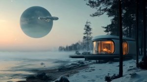 Solitary： Sci Fi Music ❄️🎧 for a Cozy First Morning on Another Planet (Relaxing White Noise)