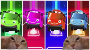 АВТОБУС ТОЙО и Цветные Машинки — Веселое Приключение: Красный, Синий, Зеленый 🚌🌈