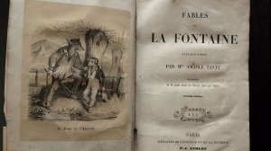 Редкое издание Fables de La Fontaine 1851