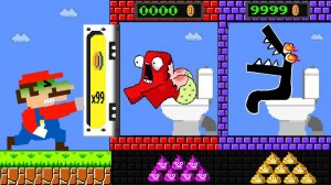 ТУАЛЕТ Пранк! Mario vs Alphabet Бедный к Богатому 🚽