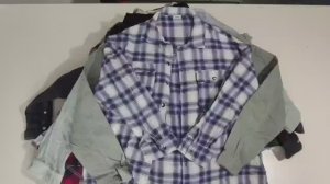 Лот 2558 Рубашки Клетка Вельвет и др. Женские Германия ЭКСТРА 990р_кг 8,4кг 35ед