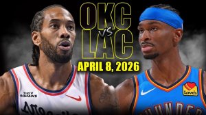09.04.2026 | ОБЗОР МАТЧА | Лос-Анджелес Клипперс - Оклахома-Сити Тандер | Highlights