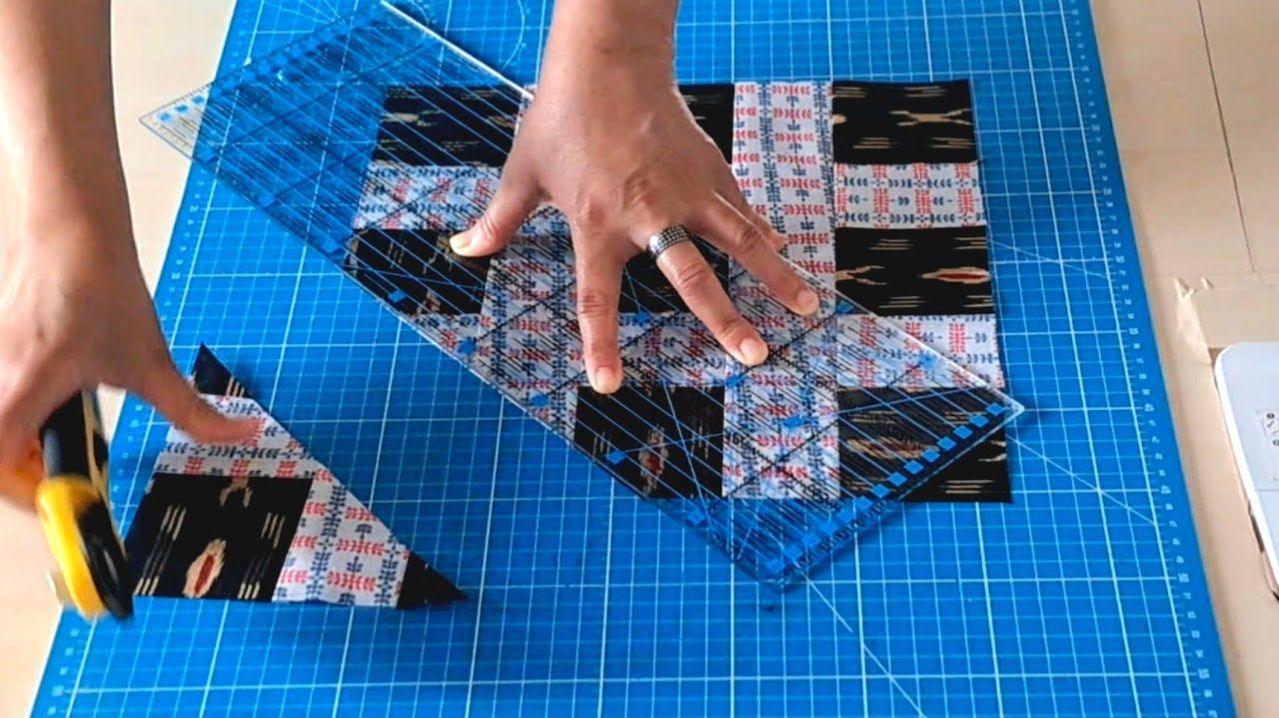 Создаем лоскутный блок своими руками. Потрясающий дизайн, который выглядит сложно, но шьется просто