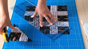 Создаем лоскутный блок своими руками. Потрясающий дизайн, который выглядит сложно, но шьется просто