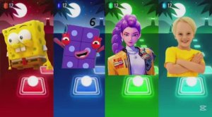 Влад и Ники против К-Поп Охотников — Музыкальный Ритм