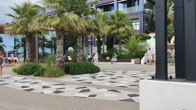 Сочи Центральный Первый раз идём на море/  мимо парка Ривьера на пляж Ривьера