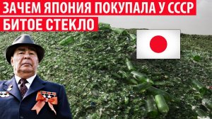 Зачем Япония покупала у СССР битое стекло и топила его в море Интересные факты