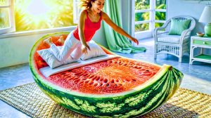 Какую кровать мечты выбрали бы Вы? ✨ Невероятно приятная ИИ-анимация как в Мультики!