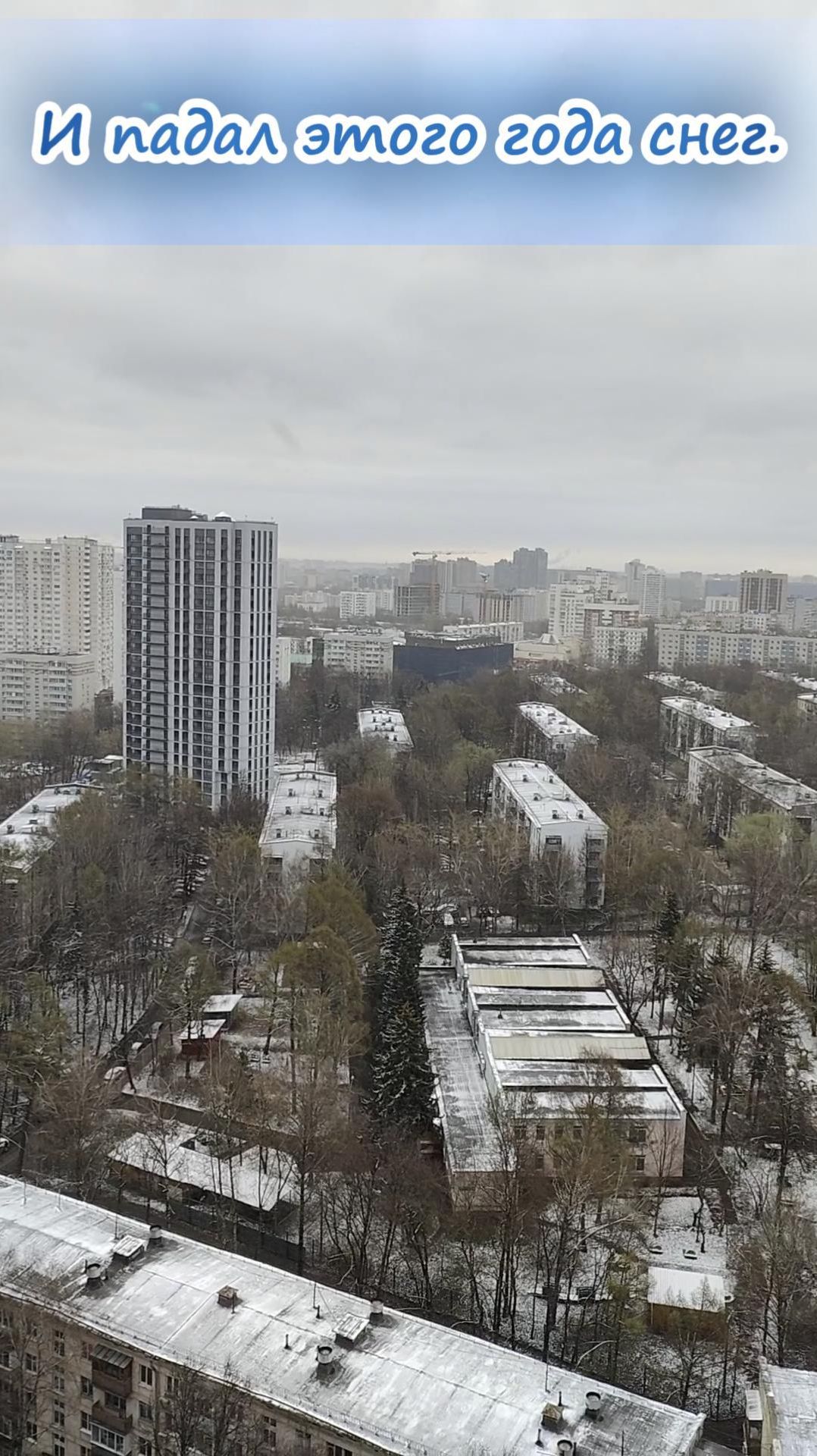 Падал этого года снег!