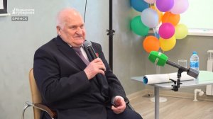 О себе и звездах: брянский космонавт Виктор Афанасьев встретился с юными земляками