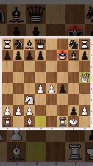 Шахматная ловушка_ с красивой жертвой 2 фигур в _Королевском гамбите_