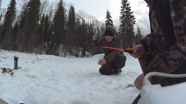 РЫБАЛКА МЕЧТЫ! БЕШЕНЫЙ КЛЁВ КРУПНОГО ОКУНЯ НА МАЛЕНЬКОЙ ТАЁЖНОЙ РЕЧКЕ!