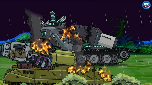 Мега Танки Vs BOT-44 - Мультики про танки
