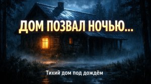 ИСТОРИЯ НА НОЧЬ: Дом позвал ночью... | Тихий дом под дождём