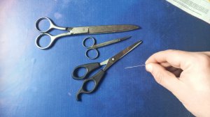 Как за пару минут заточить ножницы.