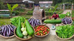 Собираю урожай тыкв, помидоров, баклажанов и других овощей для продажи. Серия 81. Ли Фук Ви