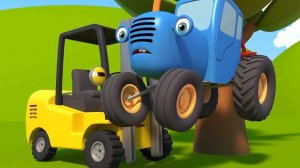 синий трактор увлекательная и развивающая игра для детей мультфильм