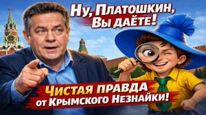 Ну, Платошкин, Вы даёте! Чистая правда от Крымского незнайки
