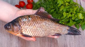 Маринад - вот СЕКРЕТ вкусной рыбы! КАРАСЬ без костей с хрустящей корочкой! #715