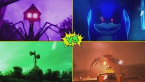 Паровозик Томас ПРОТИВ СИРЕНОГОЛОВОГО, ДОМОГОЛОВОГО И СОНИКА: танцевальный баттл под КОФФЕН ДЕНС!