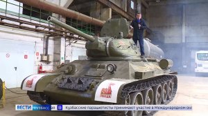 Корреспондент «Вестей» проверил, сложно ли управлять легендарным Т-34