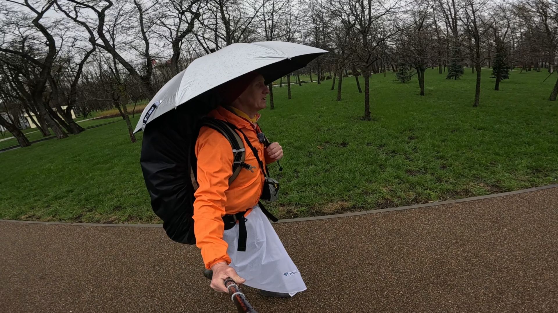 Прогулка под дождём. Проверка снаряжения.