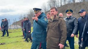 Куренков и Кадыров посетили пострадавшие от оползней села Чеченской Республики