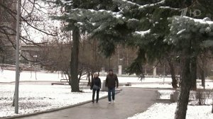 Столицу вновь накрыл снегопад.